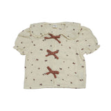 Kids Girls Puff Sleeve Top