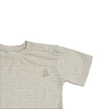 Baby Boys Drop Shoulder T-Shirt With Cargo Shorts(2pcs set)