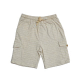 Baby Boys Drop Shoulder T-Shirt With Cargo Shorts(2pcs set)