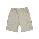 Baby Boys Drop Shoulder T-Shirt With Cargo Shorts(2pcs set)