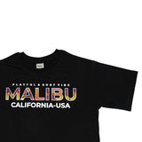 Kids Girls Drop Shoulder Black T-Shirt