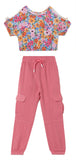 Kid Girls Cargo Jogger Pant