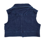 Baby Girls Knitted Denim Cardigan