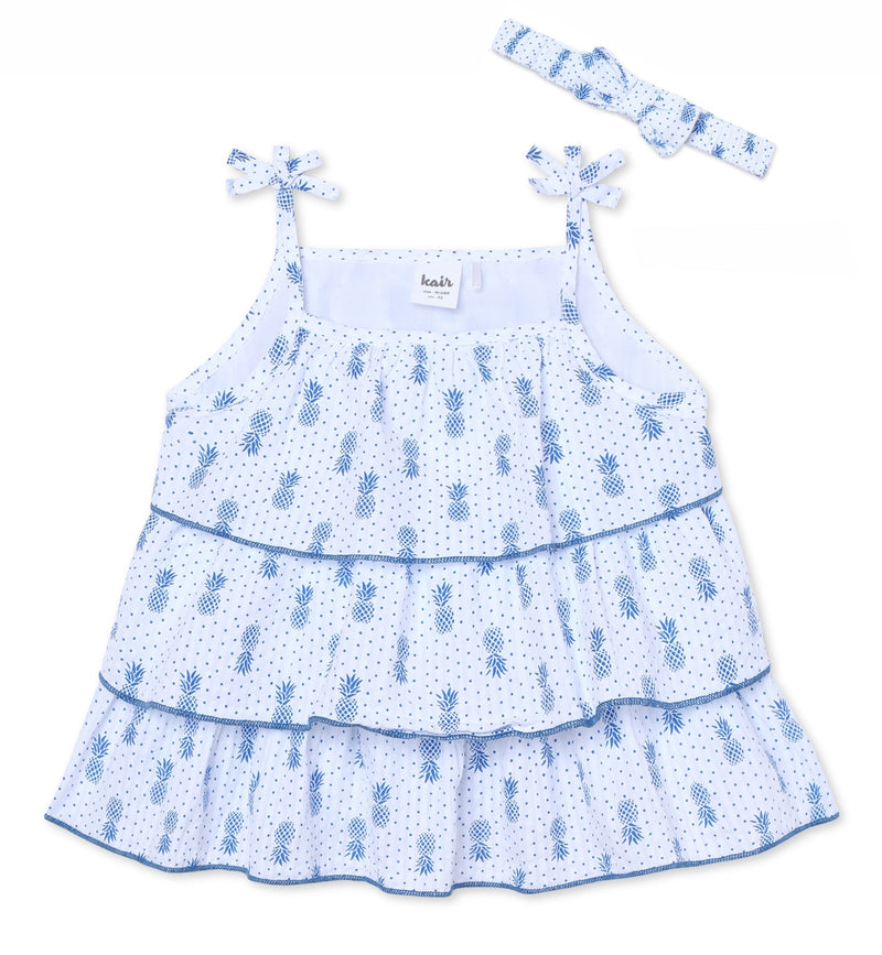 Baby Girls Sleeveless Spaghetti Tank Top with Headband