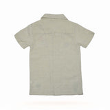 Kid Boys Safari Collar Neck Half Sleeve Shirt With Bermuda(2Pcs set)