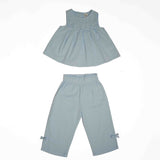 Baby Girls Set Sleeveless Top with Pant(2pcs Co-Ord set)