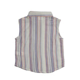 Baby Girls Collar Neck Sleeveless Shirt