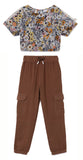 Kid Girls Cargo Jogger Pant
