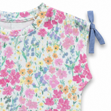 Baby Girls Multicolor Floral Kimono Sleeve Top