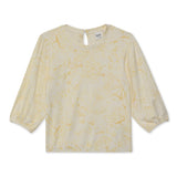 Kid Girl Printed Round Neck Top