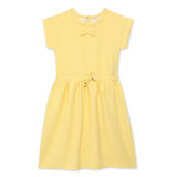 Kid Girls Yellow Kimono Sleeve Dress