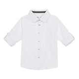 Baby Boys Collar Neck Roll up Sleeve Exclusive Shirt