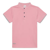 Kid Boys Henley Neck Half Sleeve T-Shirt
