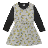 Girls Round Neck Sleeveless Dress
