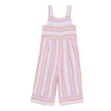 Kid Girls Striped Jumpsuit