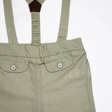 Baby Boys Shirt With Suspender Shorts and Bow Tie(3pcs set)