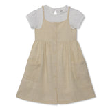 Kid Girls Spaghetti Dress With Inner T-Shirt(2pcs set)