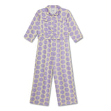Kid Girls Pinafore Jumpsuit with Cardigan 2Pcs set