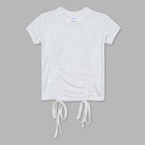 Kid Girls Half Sleeve Cropped Top