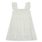 Baby Girls Butterfly Sleeve Pinafore Dress