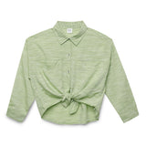Kid Girls Full Sleeve Cropped Top