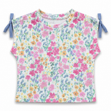 Baby Girls Multicolor Floral Kimono Sleeve Top