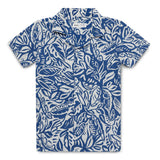 Kid Boys Safari Neck Half Sleeve Printed Shirt
