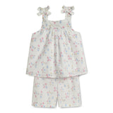 Baby Girls Set Half Sleeve Top with Shorts and Head Band (3Pcs co-ord Set)