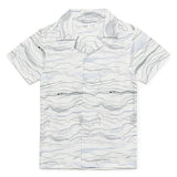 Kid Boys Safari Collar Neck Half Sleeve Printed Shirt