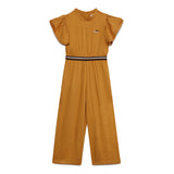 Kid Girls Butterfly Sleeve Jumpsuit