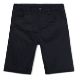 Kid Boys Solid Twill Navy Bermuda