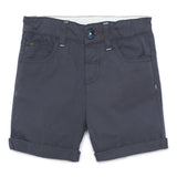 Baby Boys Solid Navy Shorts