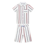 Boys Collar Neck Half Sleeve Shirt With Shorts(2pcs co-ord set)
