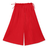 Kid Girls Self Pleated Baggy Pant