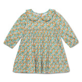 Baby Girls Peter Pan Collar with Full Sleeve Dress