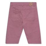 Kid Boys Solid Mauve Bermuda