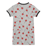 Kid Girls Half Sleeve Printed Dress