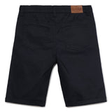 Kid Boys Solid Twill Navy Bermuda
