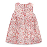 Baby Girls Decorative Sleeveless Printed Dress