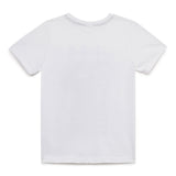 Kid Boys Round Neck White Graphic Printed T-Shirt
