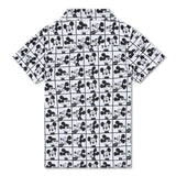 Baby Boys Collar Neck Half Sleeve Printed Shirt