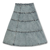 Kid Girls Blue Denim Skirt