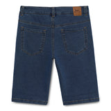 Kid Boys Knitted Denim Blue Shorts