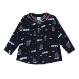 Baby Girls Classic Navy Top