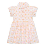 Girls Collar neck Balloon sleeve Dress With Head band