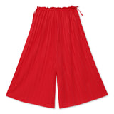 Kid Girls Self Pleated Baggy Pant