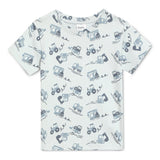 Baby Boys 2Pcs Set Playsuit with Inner T-Shirt