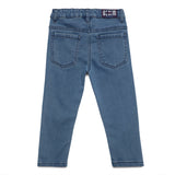 Baby Girls Blue Skinny Fit Denim Pant