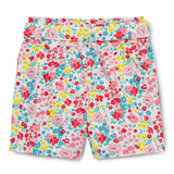 Baby Girls Self Tie Up Waist Printed Shorts