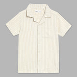 Kid Boys Safari Collar Neck Half Sleeve Shirt With Shorts(2pcs CO-ORD Set)